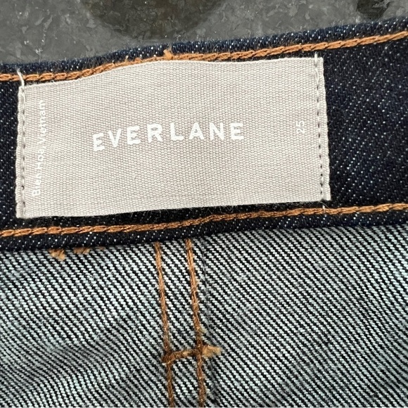 Everlane Dark Denim Mini Skirt Size 25 - Picture 6 of 7